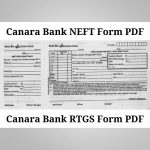 Canara Bank NEFT Form PDF